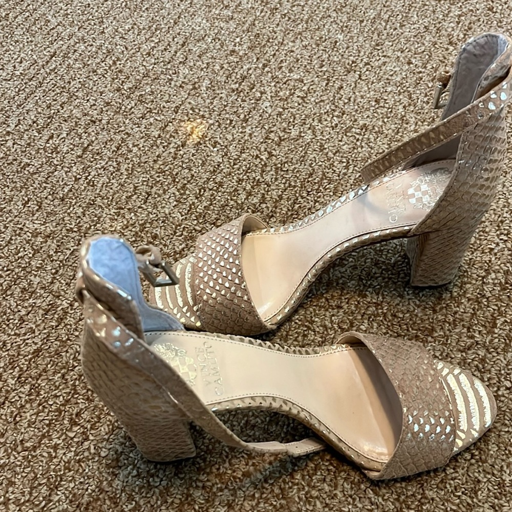 Gold shoes great condition